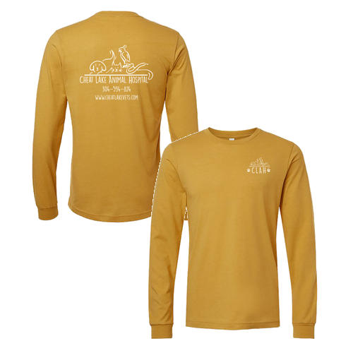 Bella+Canvas Unisex Heather Cvc Long Sleeve Tee- Heathers -- Heather Mustard