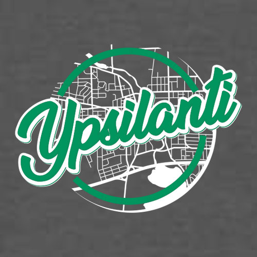 Ladies District Made Soft Perfect Weight V-Neck Tee -- Charcoal