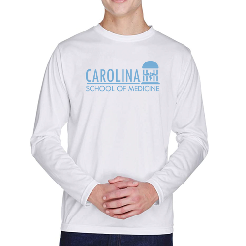 Team 365 Men's Zone Performance Long-Sleeve T-Shirt -- White