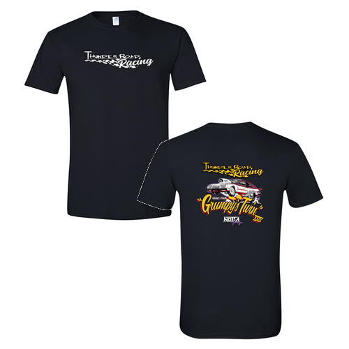 Gildan SoftStyle Fitted T-Shirt -- Black Grumpy's Twin