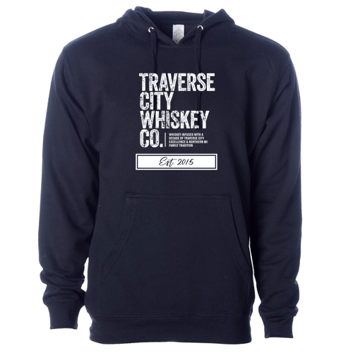 Independent Trading Midweight Hooded Sweatshirt -- Classic Navy