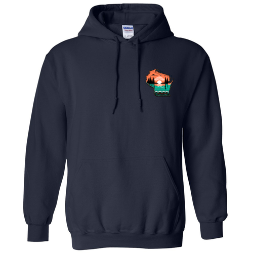 Gildan Heavy Blend Hooded Sweatshirt -- Navy