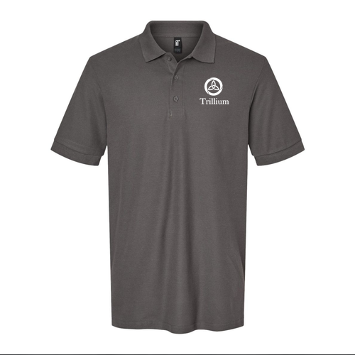 Gildan Unisex Pique Polo -- Charcoal