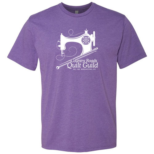 Next Level Mens CVC Crew -- Purple Rush