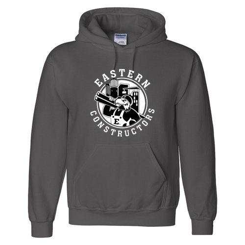 Mens/Unisex Gildan Adult Dryblend Adult Hooded Sweatshirt -- Charcoal