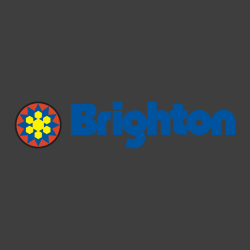 Brighton Logo 2 Full color -- Short Sleeve Heavy Metal