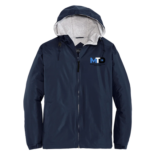 MTO Port Authority Team Jacket -- Bright Navy / Light Oxford