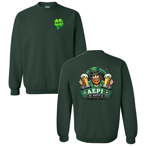 Gildan Heavy Blend Crew Neck Sweatshirt -- Forest Green