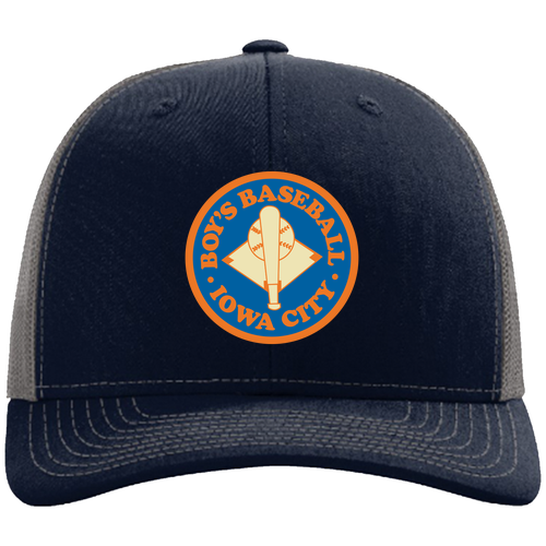 Richardson Trucker Snapback Hat -- Navy / Charcoal