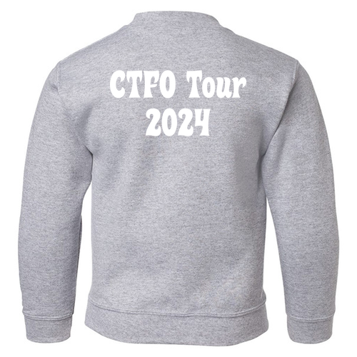 Gildan Heavy Blend Youth Crew Neck Sweatshirt -- Sport Grey