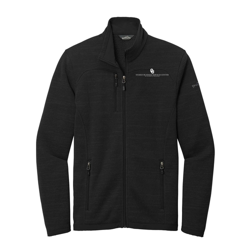 Eddie Bauer Sweater Fleece Full-Zip -- Black Embroidered