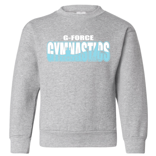 Hanes Ecosmart Youth Crewneck Sweatshirt -- Light Steel