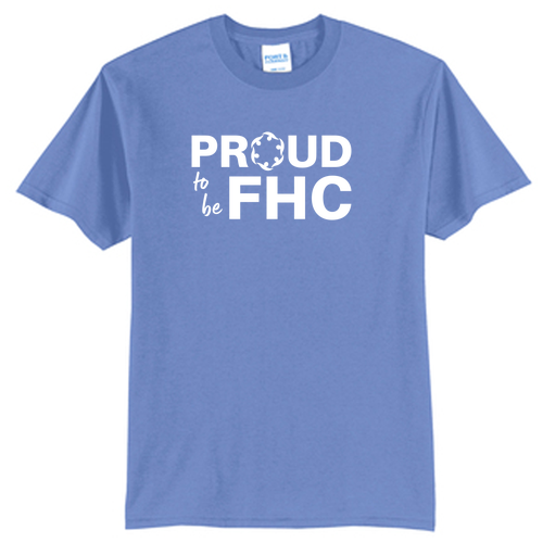 Proud To Be FHC 50/50 Blend Basic T-Shirt -- Carolina Blue