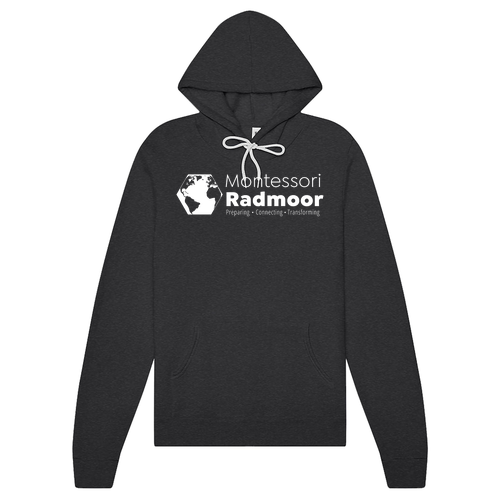 BELLA + CANVAS Adult Sponge Fleece Hoodie -- Dark Grey Heather