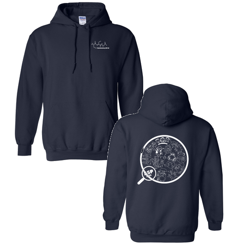 Gildan Heavy Blend Hooded Sweatshirt -- Navy