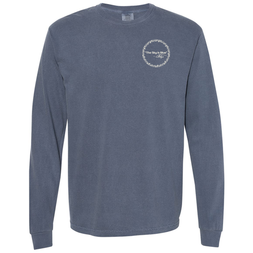 Comfort Colors Ringspun Long Sleeve Tee -- Denim