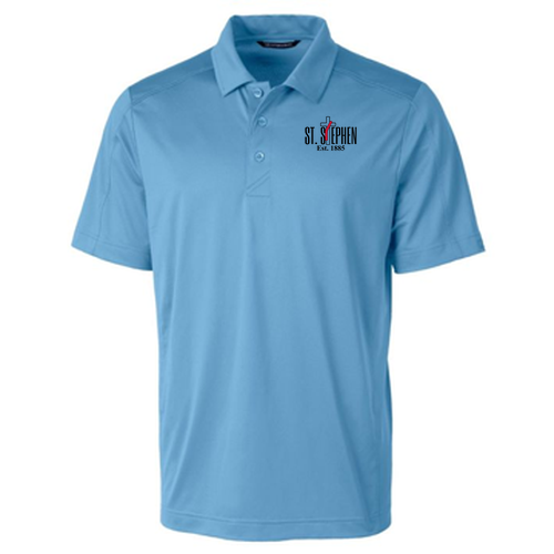 Cutter & Buck Prospect Textured Stretch Men's Short Sleeve Polo -- Atlas