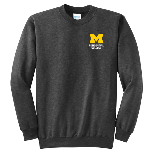 Port and Company Classic Crewneck Sweatshirt -- Dark Heather Grey