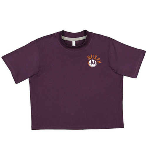 Murph Ladies' Boxy Tee -- Plum