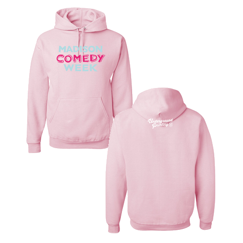 Jerzees 8 oz 50/50 Nublend Adult Hooded Sweatshirt -- Classic Pink