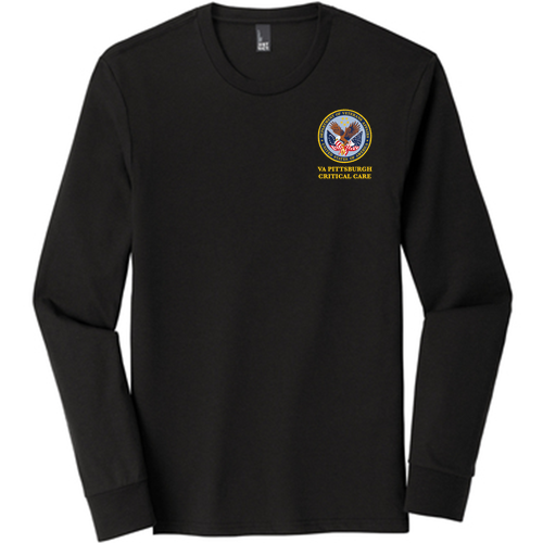 District Made Perfect Tri Long Sleeve Crew Tee -- Black