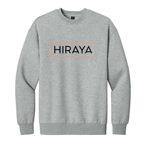 [HIDE] Hiraya Classic Logo Crewneck Sweatshirt-- Light Heather Grey