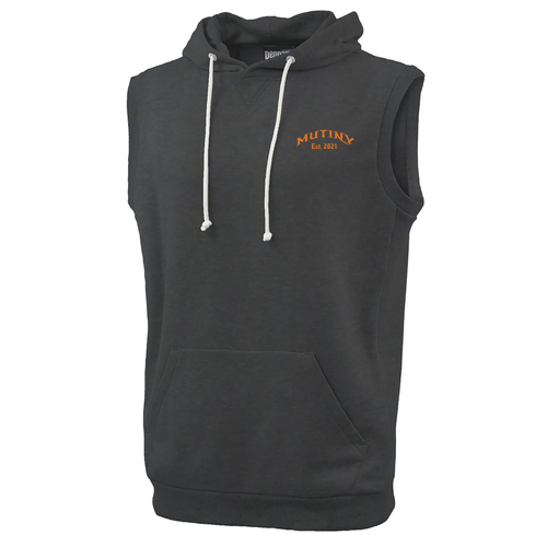 Mutiny 2021 Pennant Sleeveless Hoodie --- Black