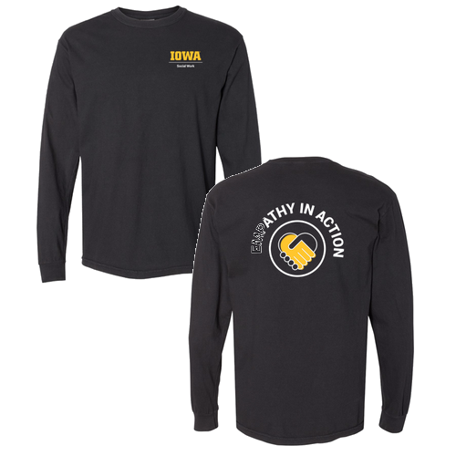 Comfort Colors Ringspun Long Sleeve Tee -- Black