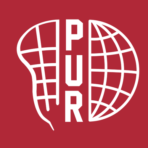 PUR Globe Performance Pullover Hooded Tee -- Red
