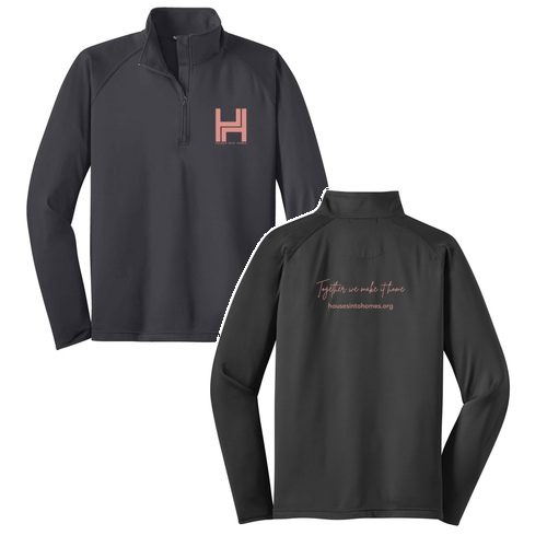 Sport Tek Sport Wick Stretch Half Zip Pullover -- Charcoal Grey