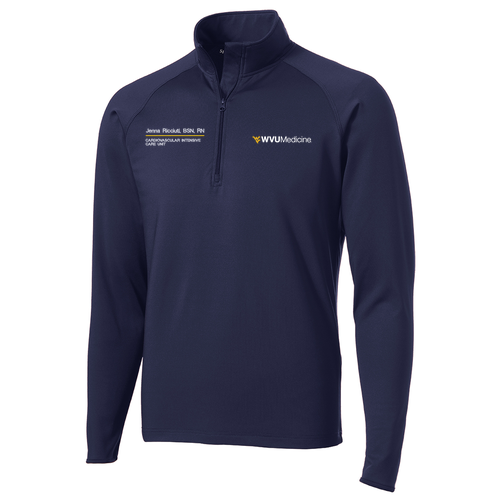 Sport Tek Sport Wick Stretch Half Zip Pullover -- True Navy