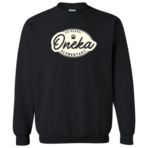 Gildan Heavy Blend Crew Neck Sweatshirt -- Black