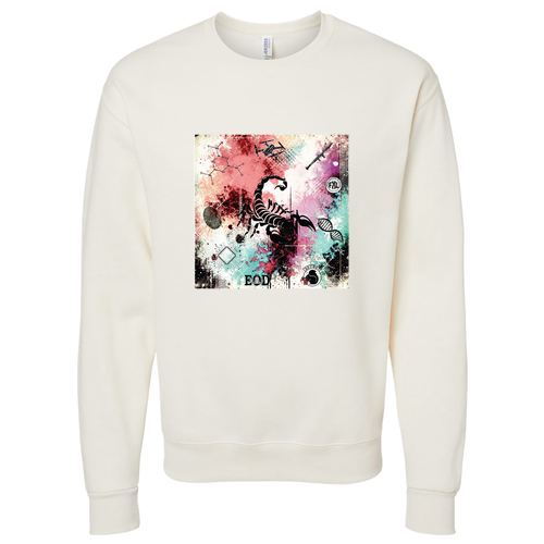 Jerzees 8 Oz., 50/50 Nublend Fleece Crew -- Sweet Cream Heather