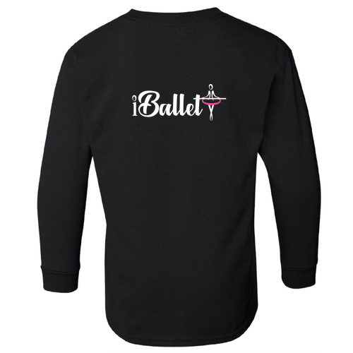 Youth Gildan Heavy Cotton Longsleeve -- Black