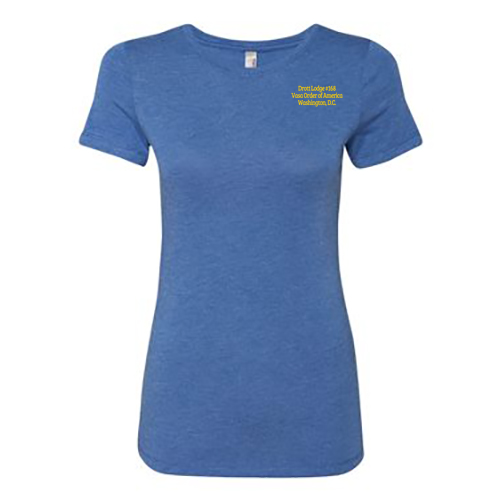 Next Level Apparel Ladies Tri Blend Crew -- Vintage Royal