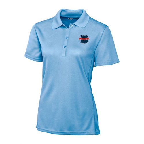 Ladies Clique Ice Pique Polo -- Light Blue