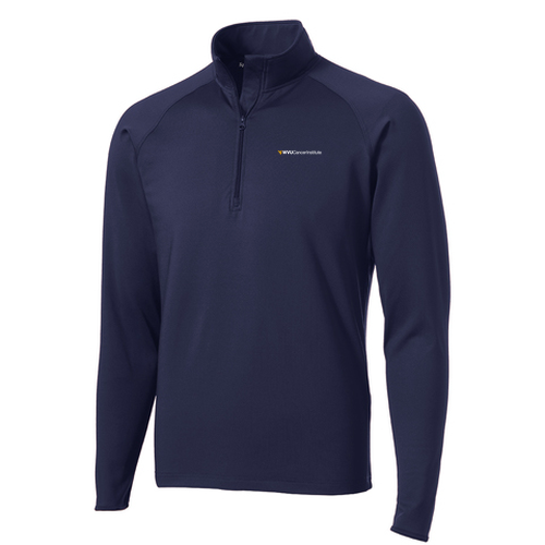 Sport Tek Sport Wick Stretch Half Zip Pullover -- True Navy