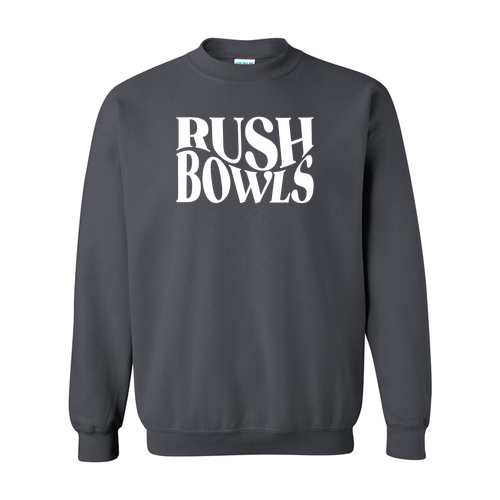 Rush Bowls Warp Crewneck Charcoal