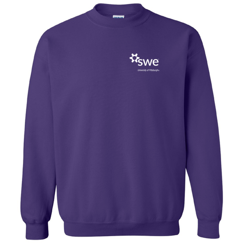 Gildan Heavy Blend Crew Neck Sweatshirt -- Purple