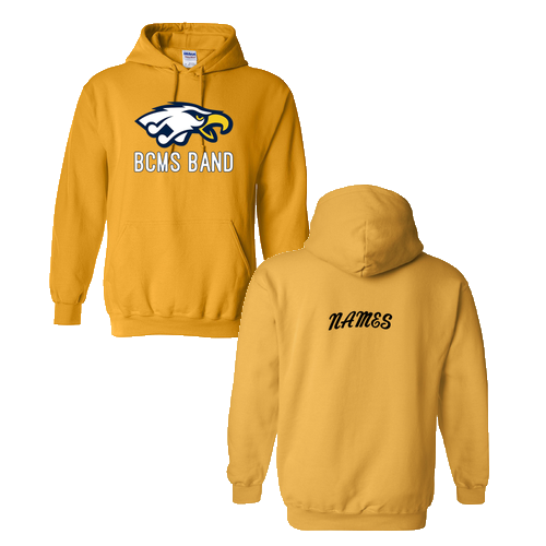 Gildan Heavy Blend Hooded Sweatshirt -- Gold