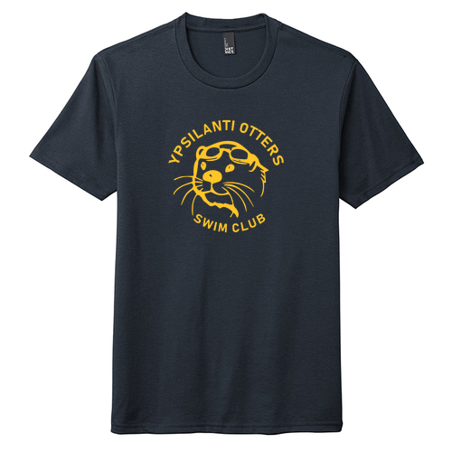 Ypsi Otters Classic Logo District Perfect Triblend Tee -- New Navy