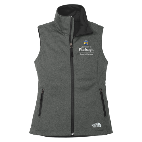 The North Face Ladies Ridgewall Soft Shell Vest -- Dark Grey Heather