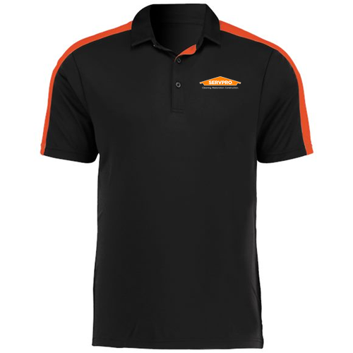Augusta Sportswear Two-Tone Vital Polo -- Black / Orange