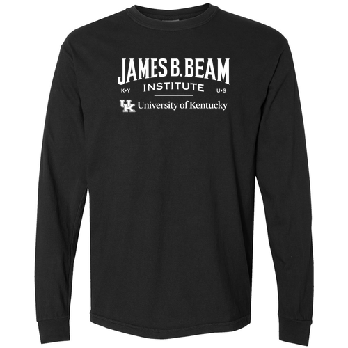 Comfort Colors Unisex Garment-Dyed Heavyweight Long Sleeve T-Shirt -- Black