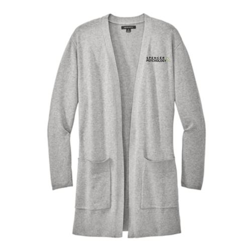 Mercer+Mettle Women's Open Front Cardigan Sweater -- Gusty Grey Heather