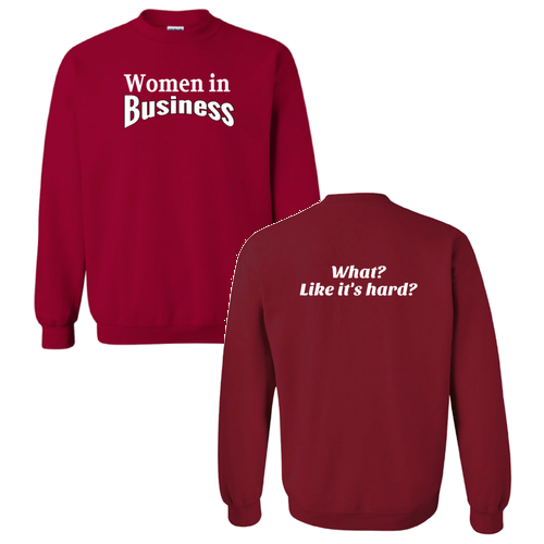 Gildan Heavy Blend Crew Neck Sweatshirt -- Cardinal Red