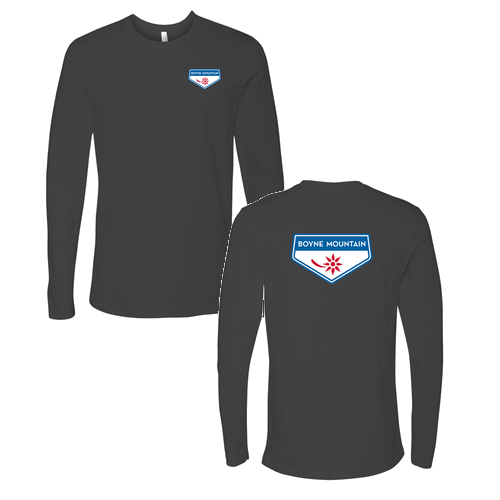 Boyne Mountain Logo 2 Full Color -- Long Sleeve Heavy Metal