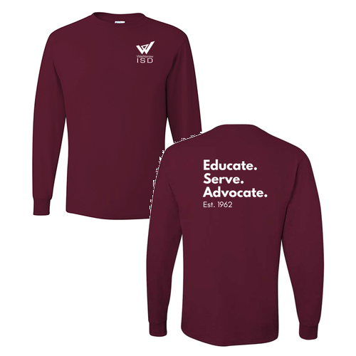 Jerzees Dri-Power Active Adult Longsleeve Tee -- Maroon