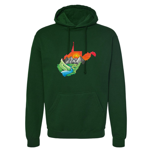 Tultex Unisex Fleece Hoodie -- Forest