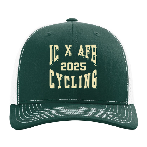 Richardson Snapback Trucker Cap -- Dark Green / White